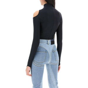 Long Sleeve Illusion Bodysuit MUGLER JOHN JULIA.