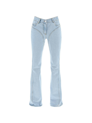 Organic Cotton Flared Jeans.