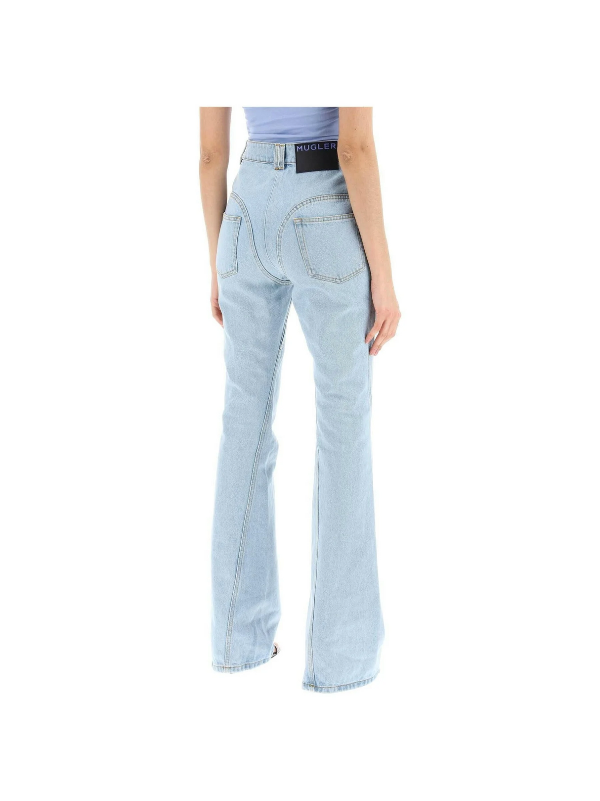 Organic Cotton Flared Jeans.