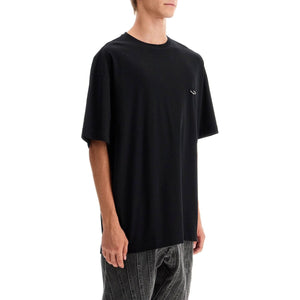 Oversized Cotton Piercing T-Shirt