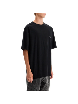 Oversized Cotton Piercing T-Shirt - Men > Clothing > T-Shirts and Sweatshirts > T-shirts