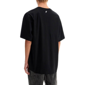 Oversized Cotton Piercing T-Shirt