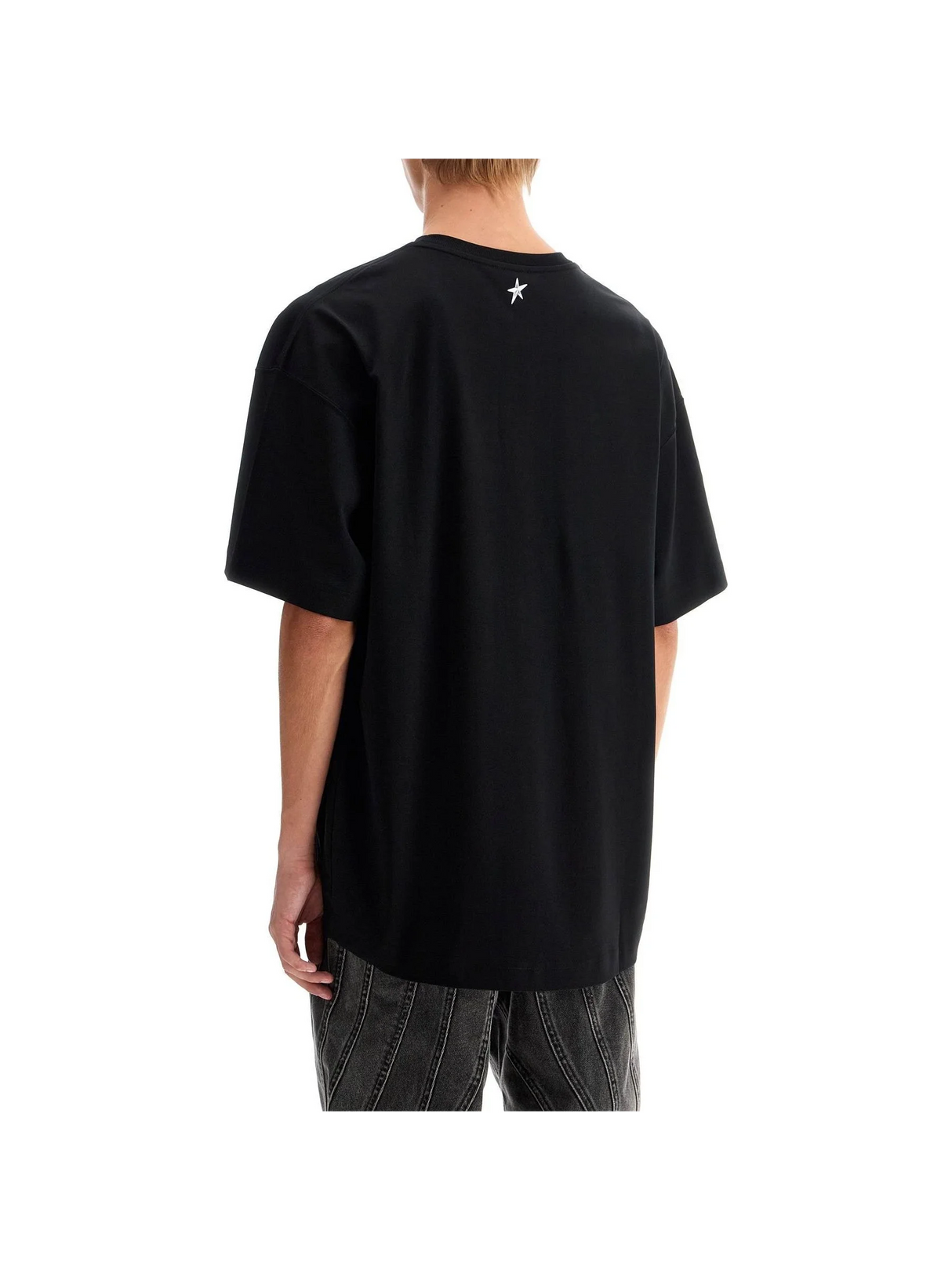 Oversized Cotton Piercing T-Shirt - Men > Clothing > T-Shirts and Sweatshirts > T-shirts