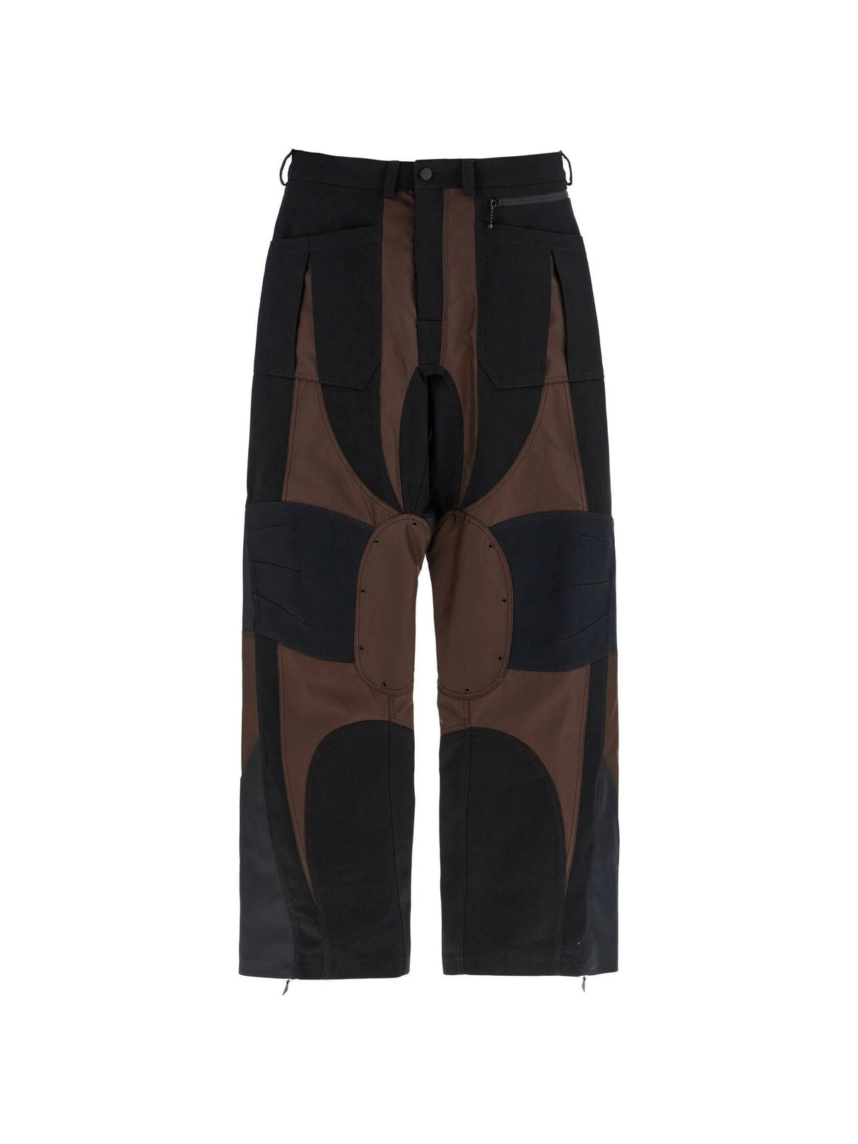 Patchwork Denim Cargo Pants-Mugler-JOHN JULIA