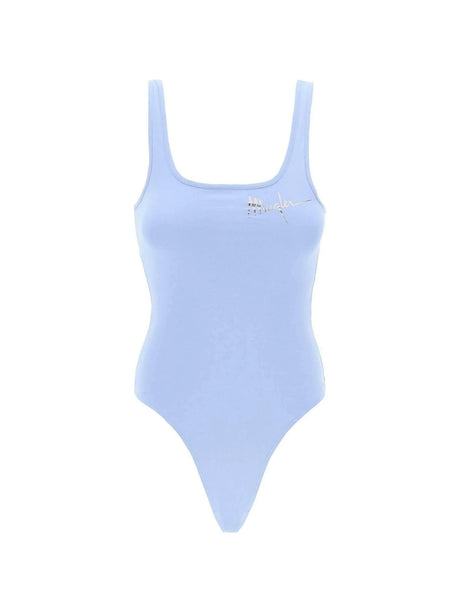 Silver Blue Signature Bodysuit MUGLER JOHN JULIA.