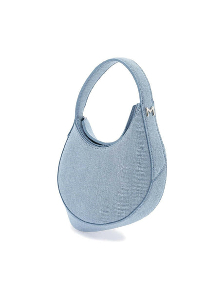 Small Denim Spiral Curve 02 Shoulder Bag MUGLER JOHN JULIA.