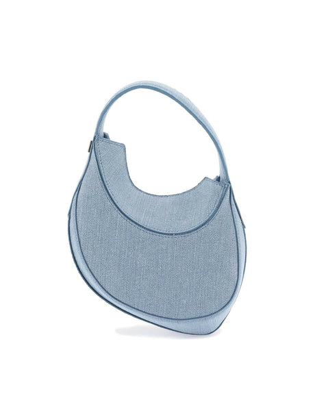 Small Denim Spiral Curve 02 Shoulder Bag MUGLER JOHN JULIA.