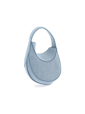 Small Denim Spiral Curve 02 Shoulder Bag MUGLER JOHN JULIA.