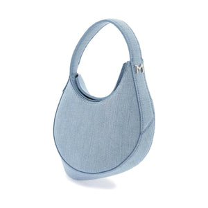 Small Denim Spiral Curve 02 Shoulder Bag MUGLER JOHN JULIA.