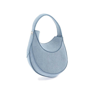 Small Denim Spiral Curve 02 Shoulder Bag MUGLER JOHN JULIA.