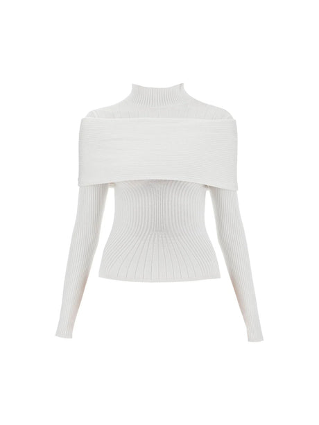 Long-sleeved Top With Off-