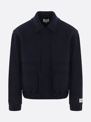 Full-Zip Wool Jacket-MAISON KITSUNÉ-JOHN JULIA