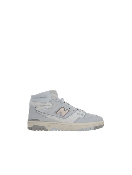 NEW BALANCE-650 Nubuck Mesh High-top Sneakers-JOHN JULIA