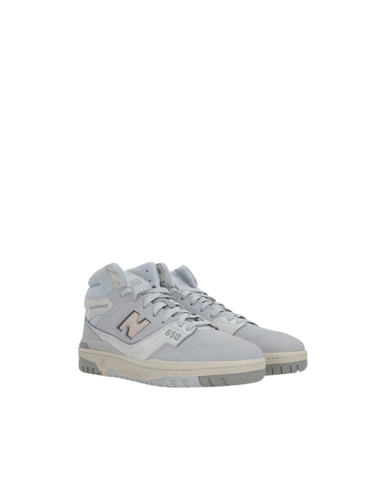 NEW BALANCE-650 Nubuck Mesh High-top Sneakers-JOHN JULIA