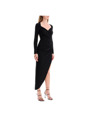 Asymmetric Draped Dress