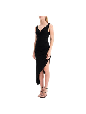 Asymmetric Tara Lycra Dress - Woman > Clothing > Dresses > Midi