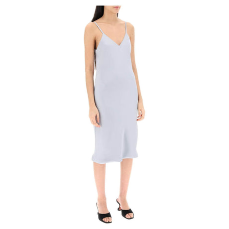 Crepe Satin Slip Dress