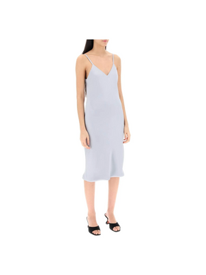 Crepe Satin Slip Dress - Women > Clothing > Dresses > Midi