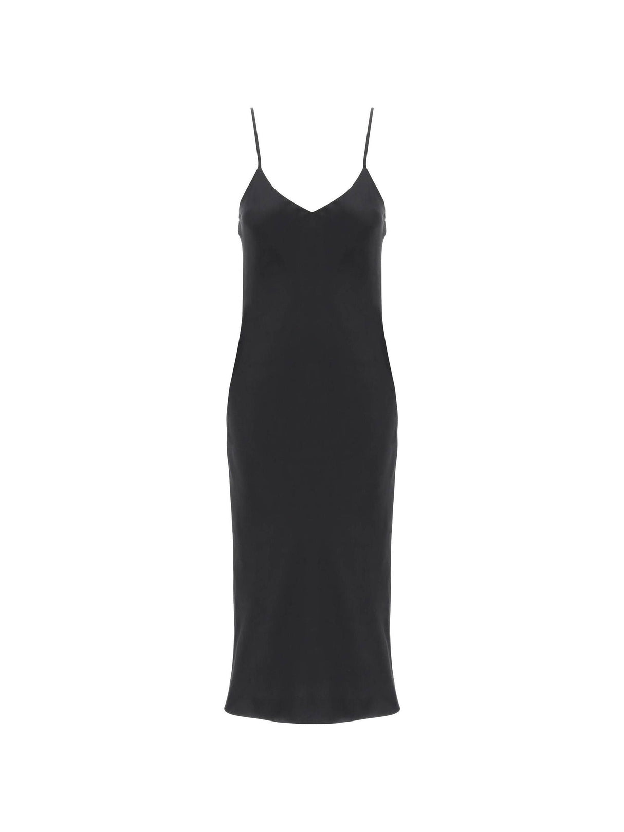 Crêpe Satin Slip Dress