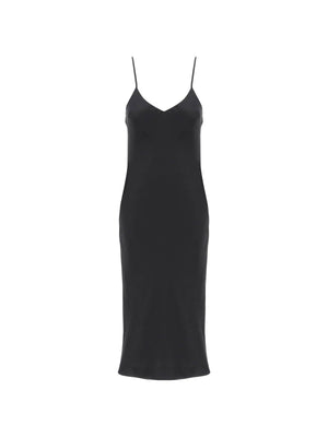 Crêpe Satin Slip Dress