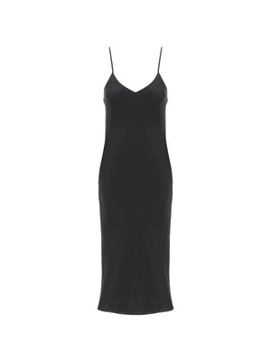 Crêpe Satin Slip Dress - Women > Clothing > Dresses > Midi