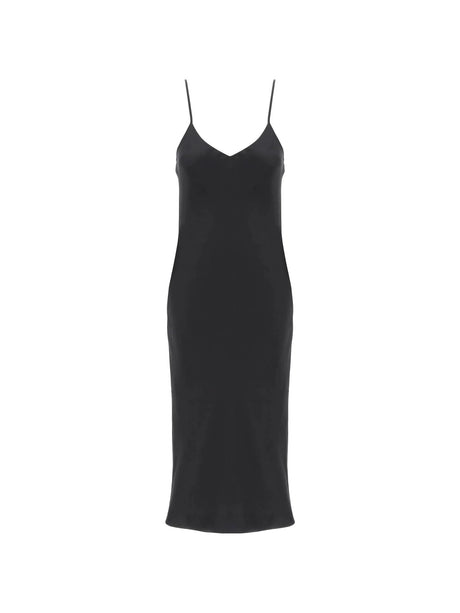 Crêpe Satin Slip Dress - Women > Clothing > Dresses > Midi