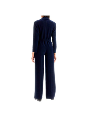 Double-Breasted Poly Lycra Jumpsuit - Women > Clothing > Jumpsuits