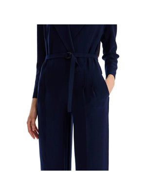 Double-Breasted Poly Lycra Jumpsuit - Women > Clothing > Jumpsuits