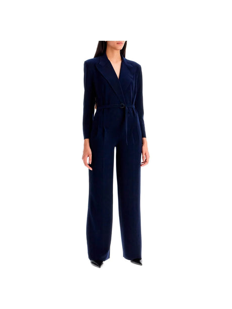 Double-Breasted Poly Lycra Jumpsuit - Women > Clothing > Jumpsuits