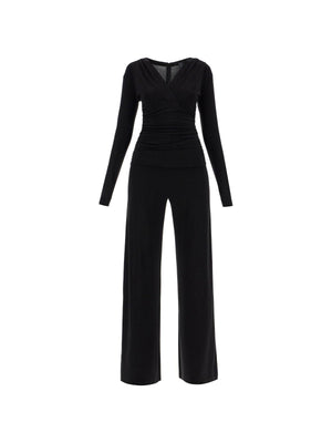 NORMA KAMALI-Fitted Poly Lycra Jumpsuit-JOHN JULIA