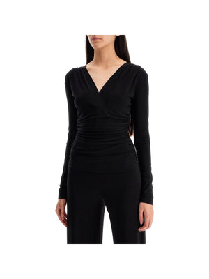 NORMA KAMALI-Fitted Poly Lycra Jumpsuit-JOHN JULIA