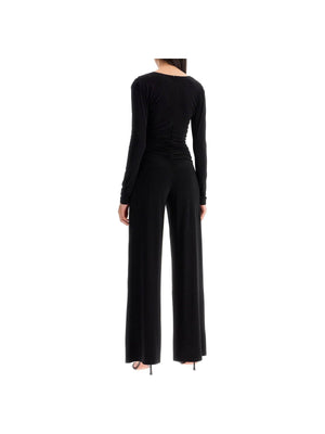 NORMA KAMALI-Fitted Poly Lycra Jumpsuit-JOHN JULIA