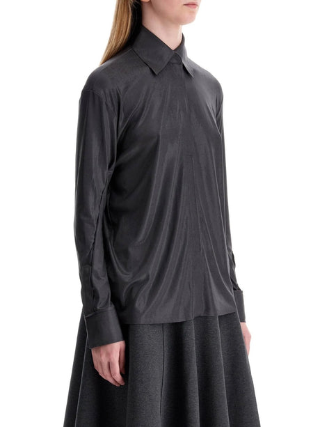 Fluid Button-Up Blouse-Norma Kamali-JOHN JULIA