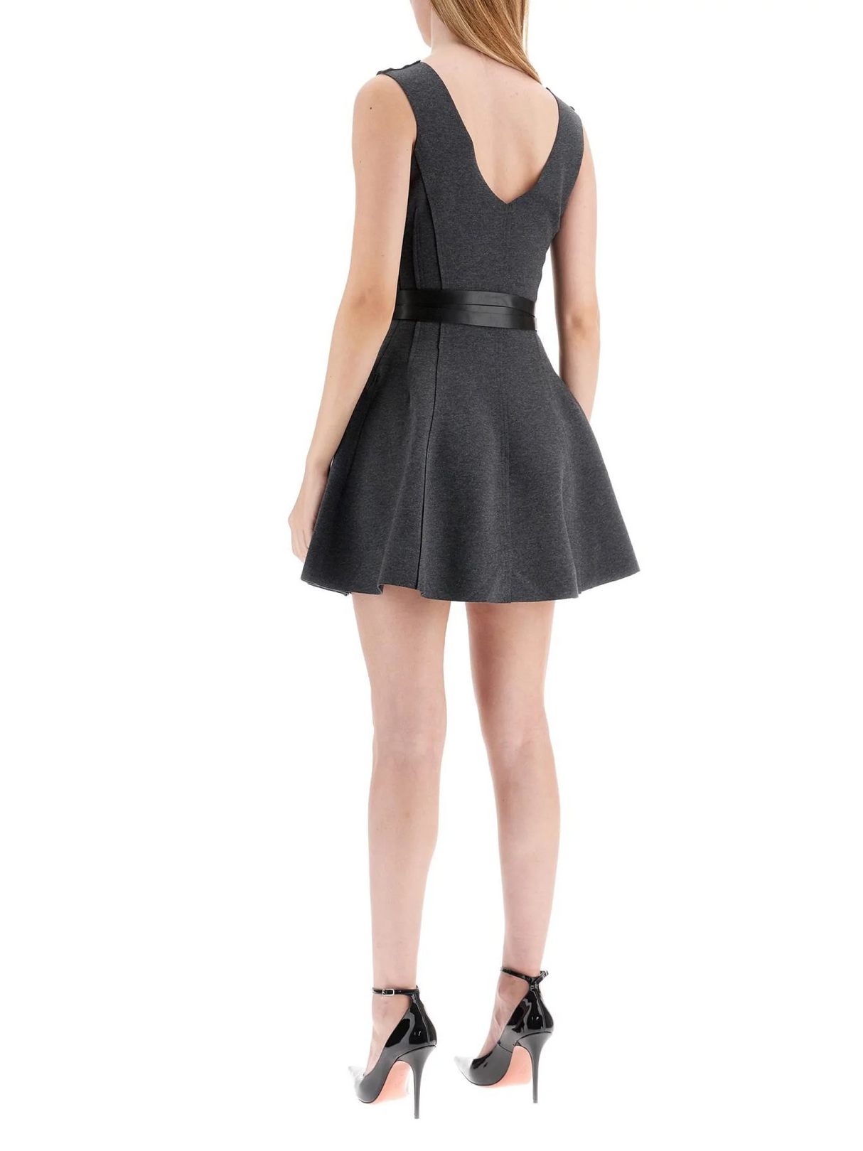 Grace Sleeveless Mini Dress-Norma Kamali-JOHN JULIA