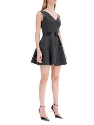 Grace Sleeveless Mini Dress-Norma Kamali-JOHN JULIA