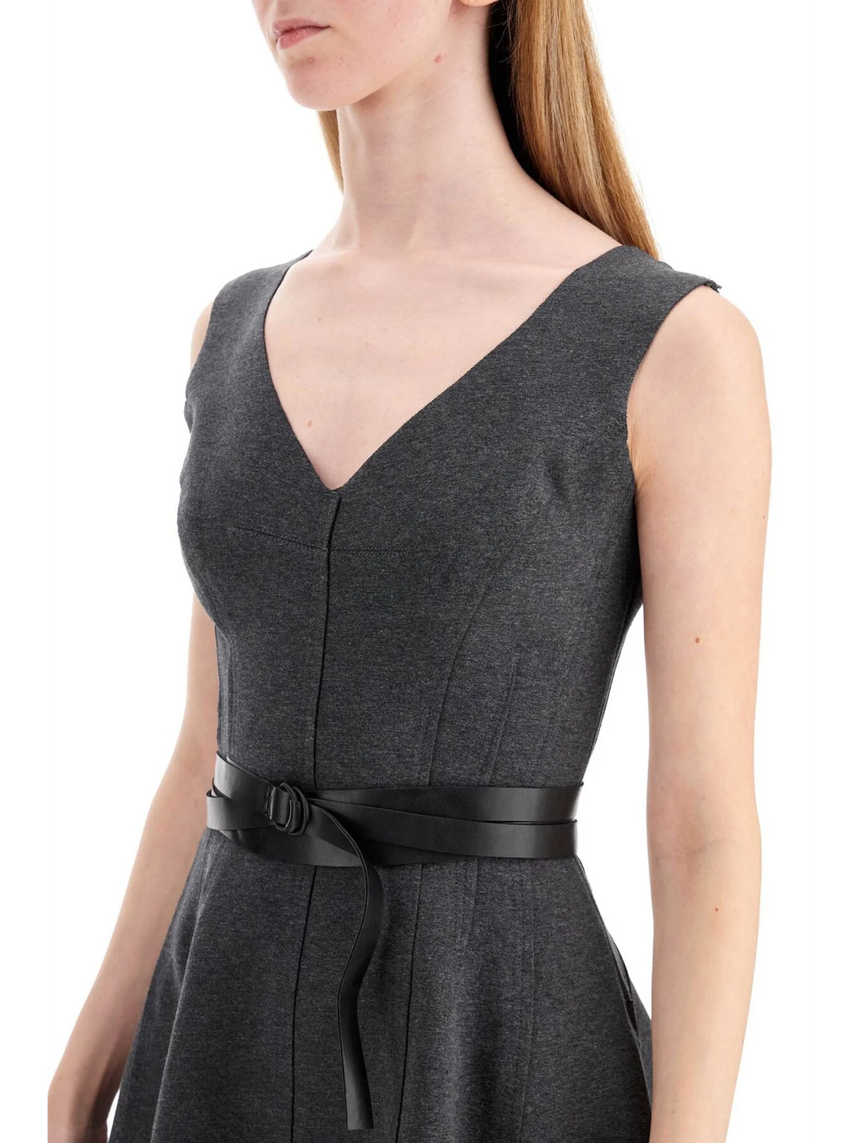 Grace Sleeveless Mini Dress-Norma Kamali-JOHN JULIA