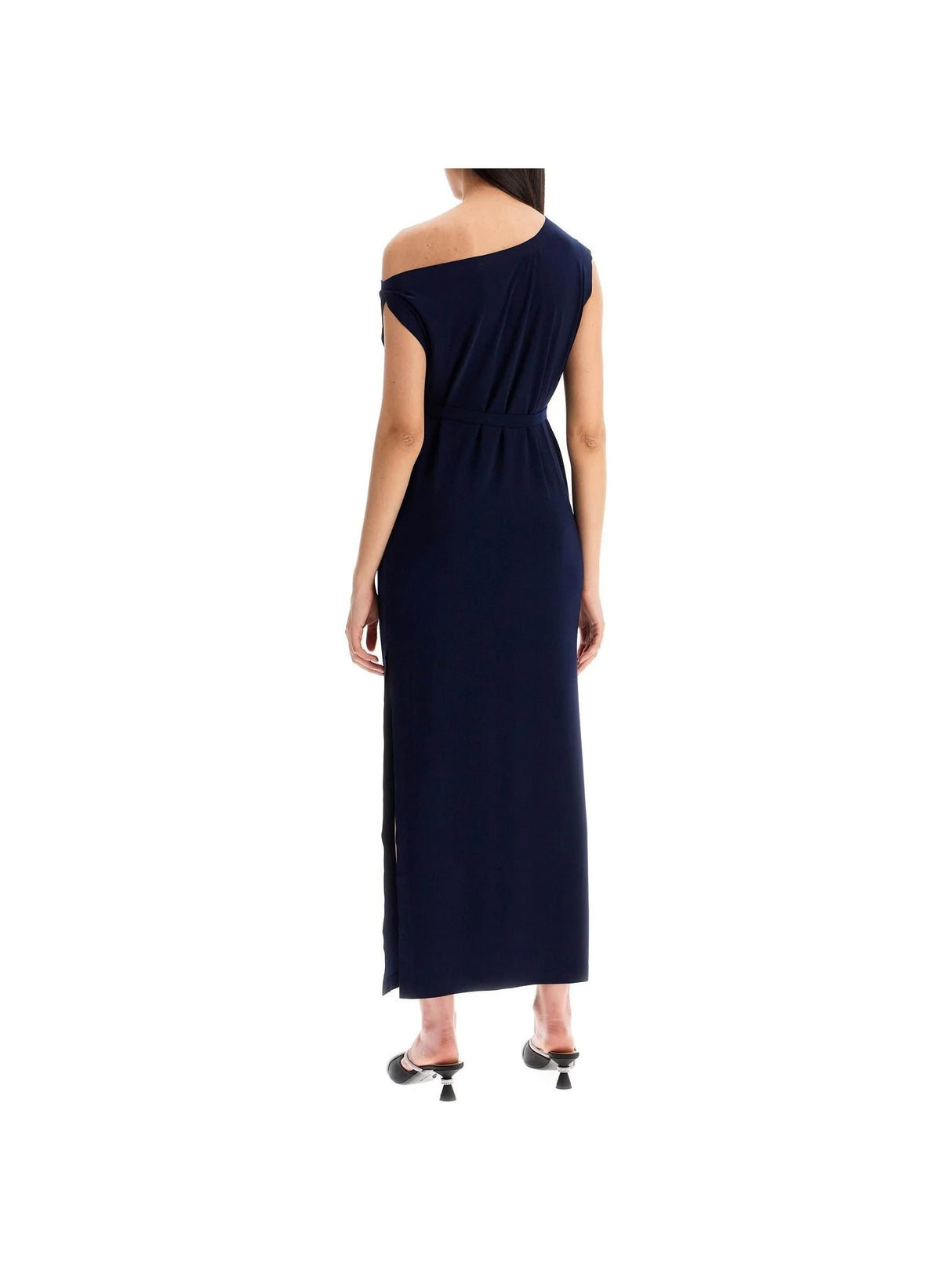 Off-Shoulder Poly Lycra Dress - Women > Clothing > Dresses > Midi