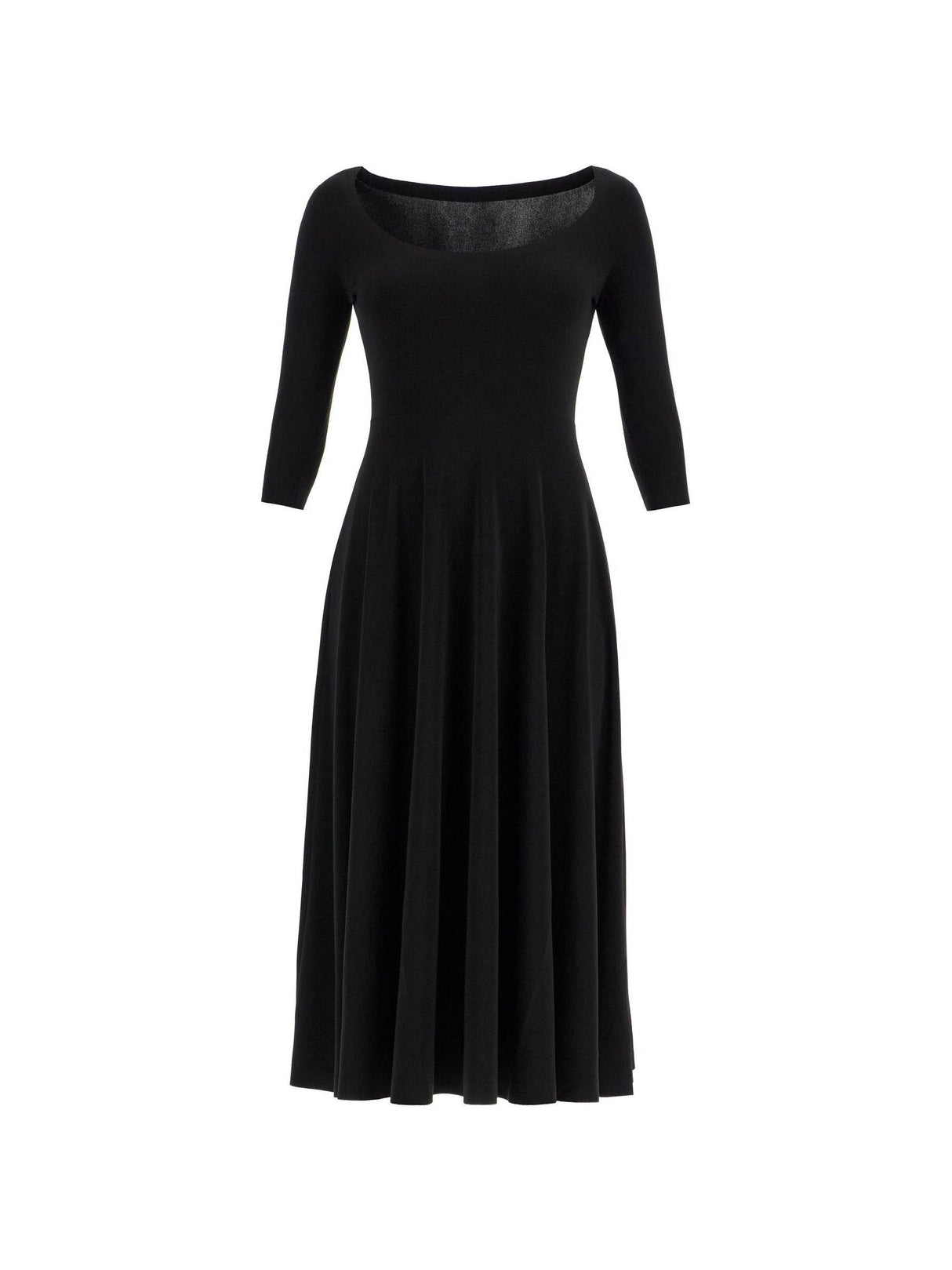 Reversible V-Neck Midi Dress