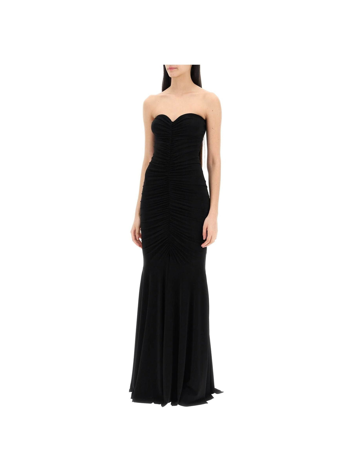 NORMA KAMALI-Strapless Maxi Dress-JOHN JULIA