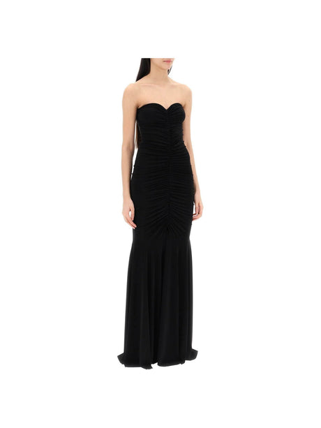 NORMA KAMALI-Strapless Maxi Dress-JOHN JULIA