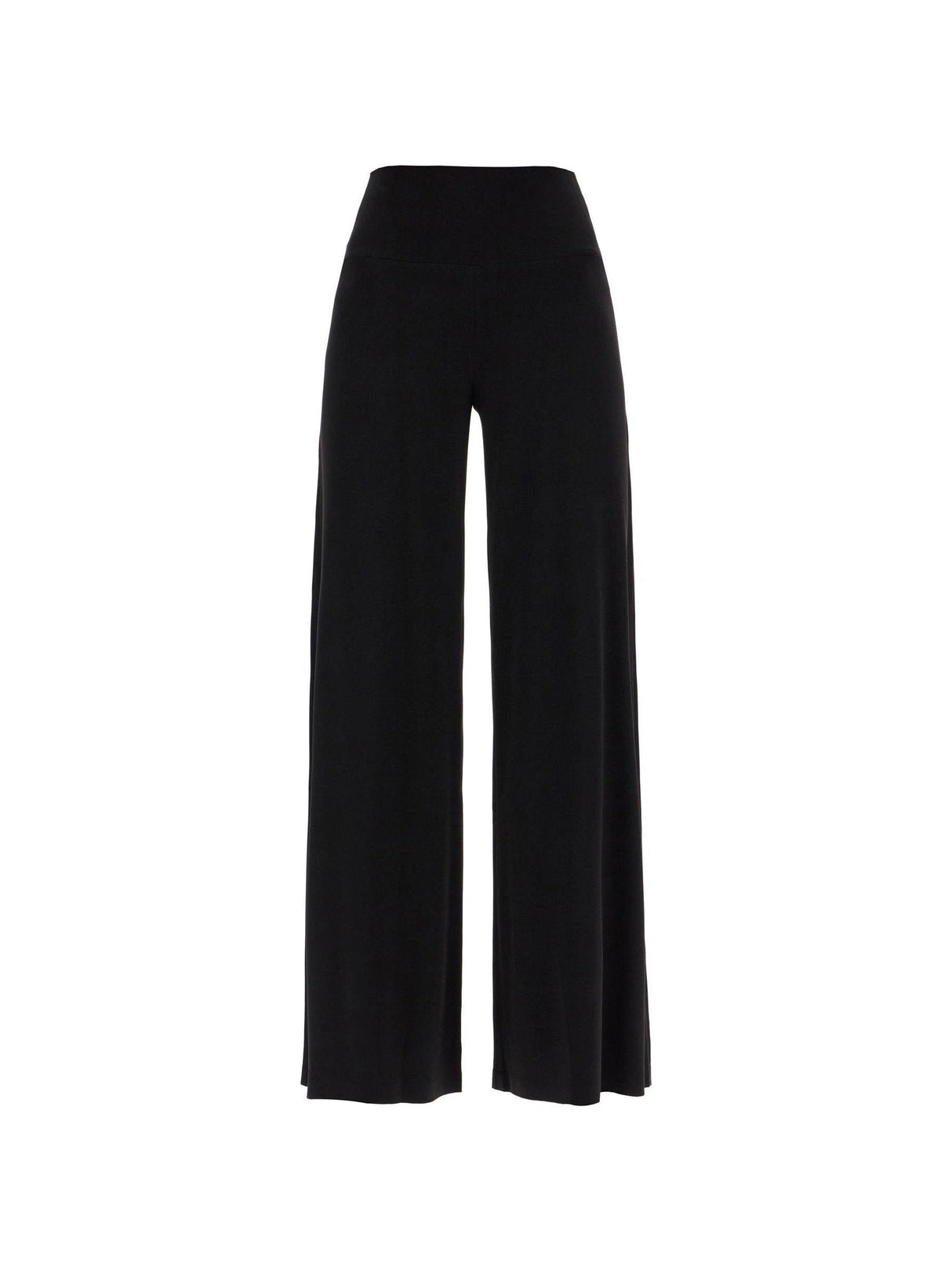 Wide-Leg Poly Lycra Pants