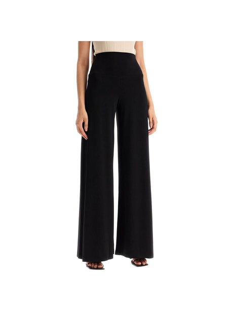 Wide-Leg Poly Lycra Pants