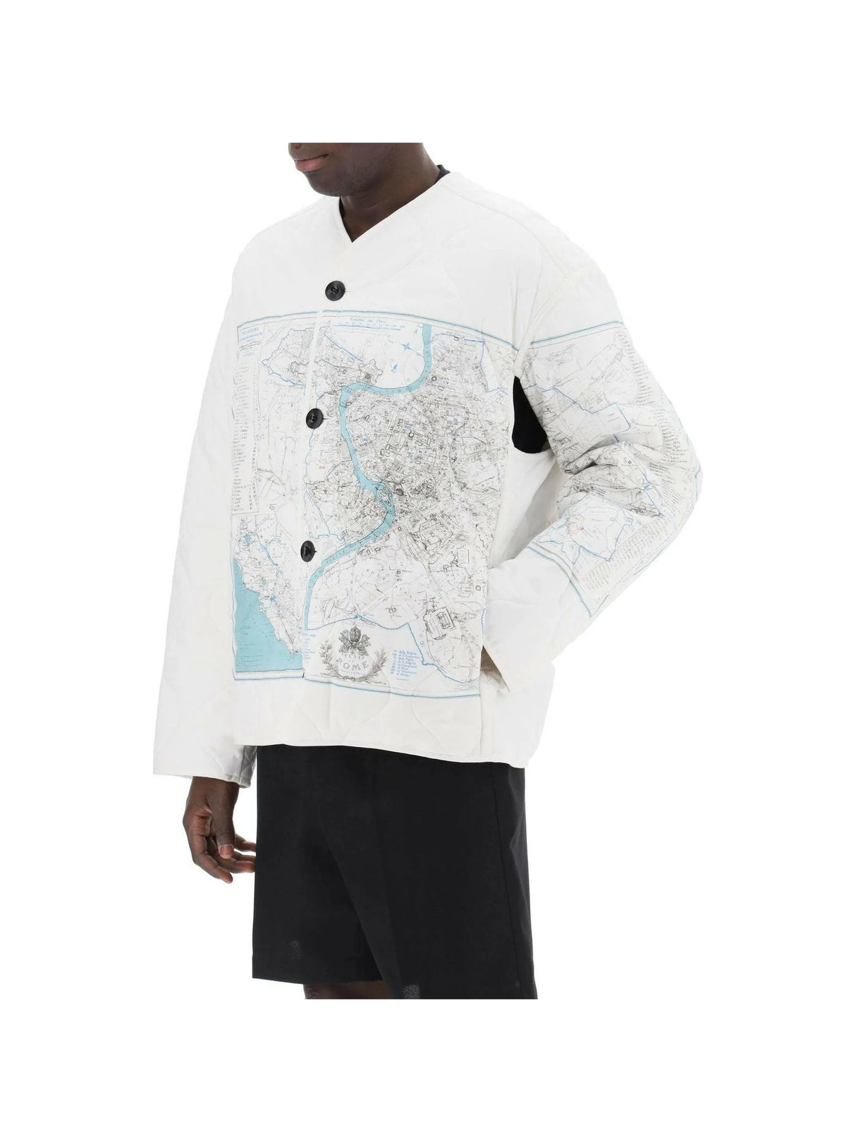 Combat Liner Printed Quilted Jacket.