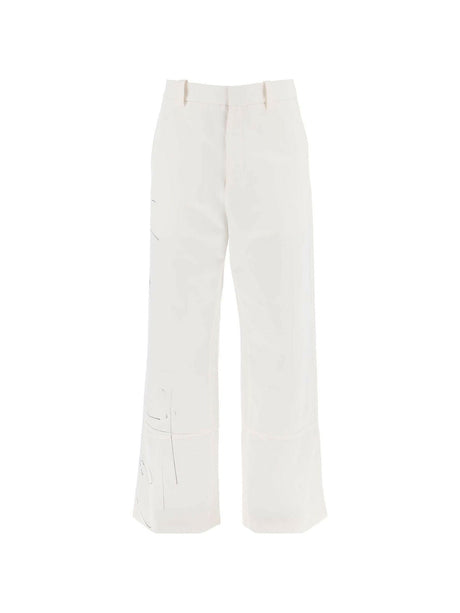 Organic Cotton Sculpt Trousers.