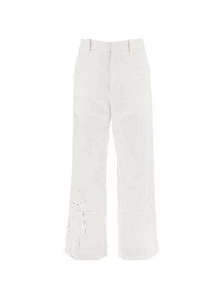 Organic Cotton Sculpt Trousers.