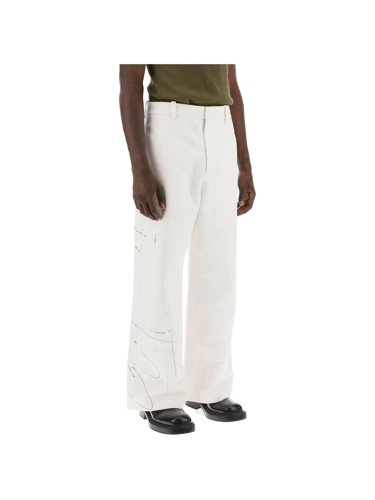 Organic Cotton Sculpt Trousers.