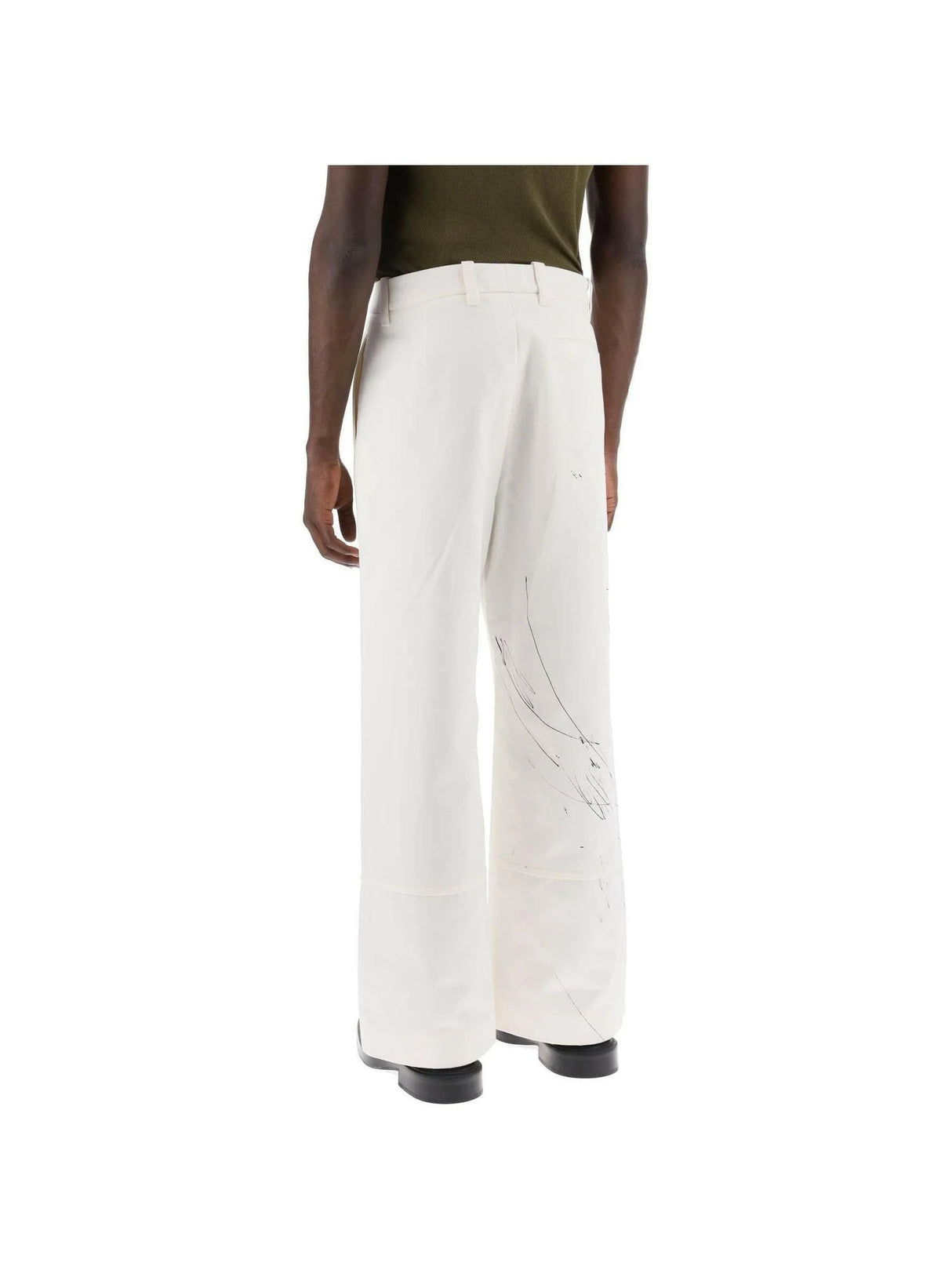 Organic Cotton Sculpt Trousers.