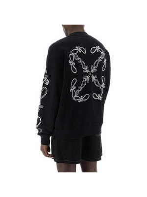 Arrow Bandana Crewneck Sweatshirt OFF-WHITE JOHN JULIA.