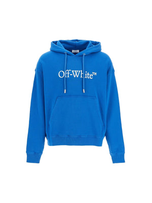 Brushed Cotton Hooded Sweatshirt Logo Print