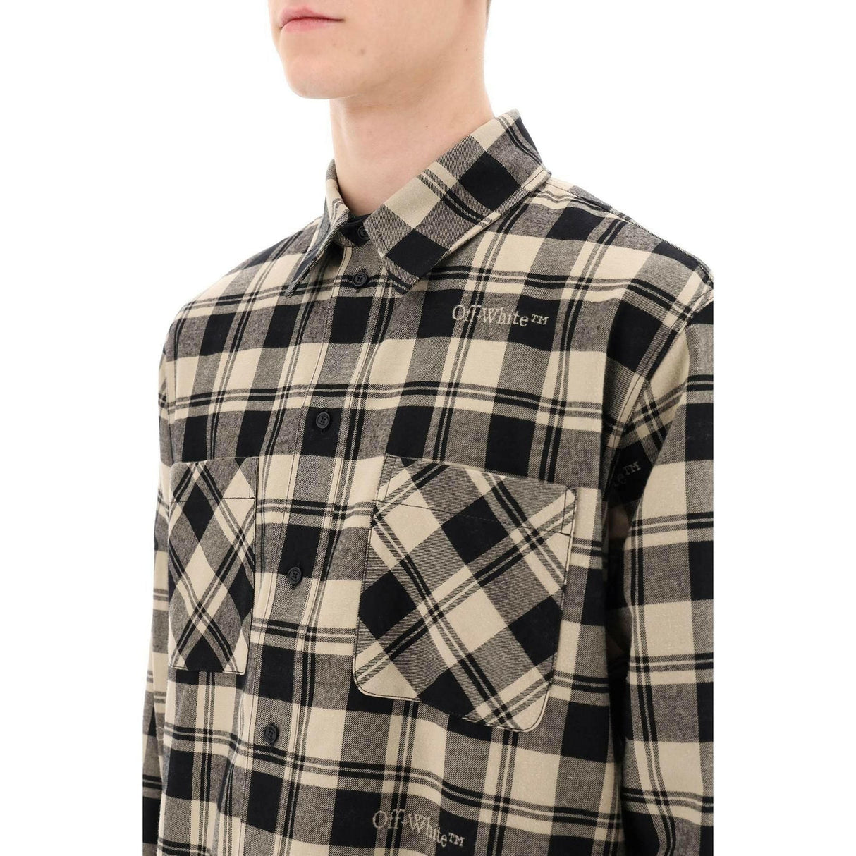 Check Flannel Shirt OFF-WHITE JOHN JULIA.